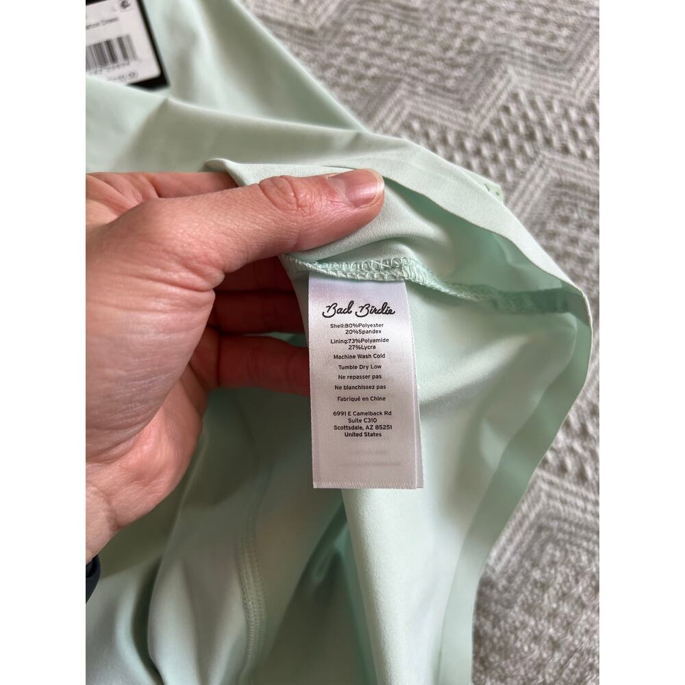Bad Birdie Core Performance Gold Dress in Mint Green, size L, NWT - Picture 10 of 12